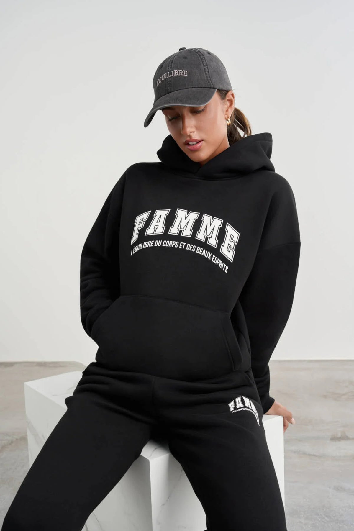Équilibre Oversized Hoodie - for kvinde - FAMME - Hoodie
