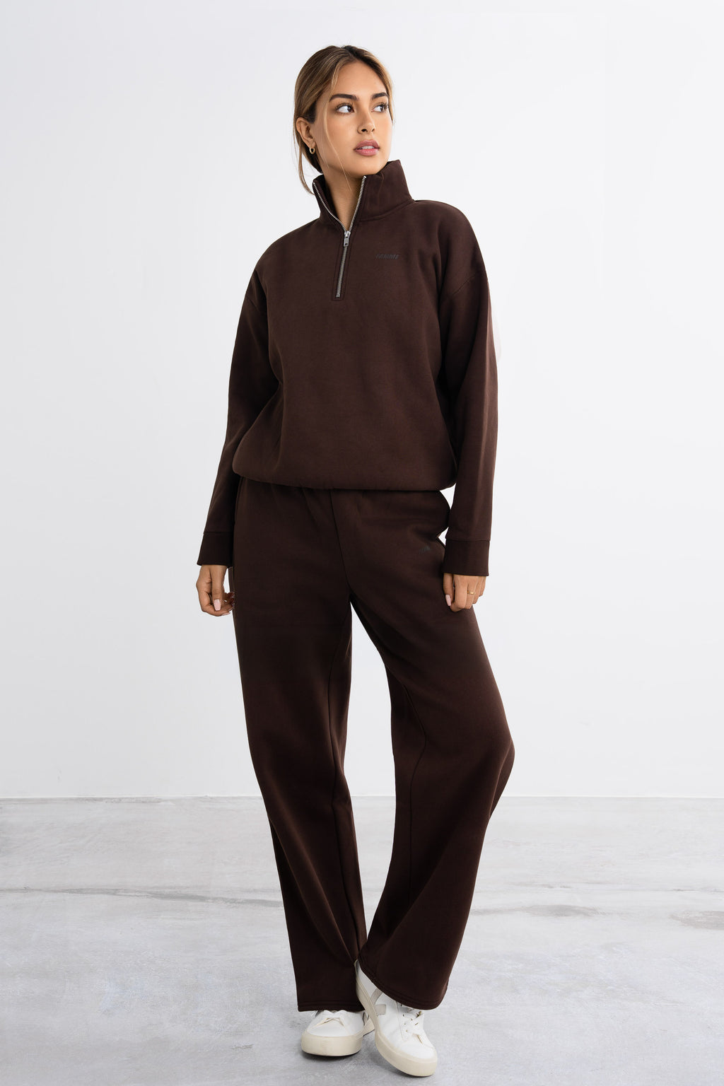 Sweatpants met rechte pijpen