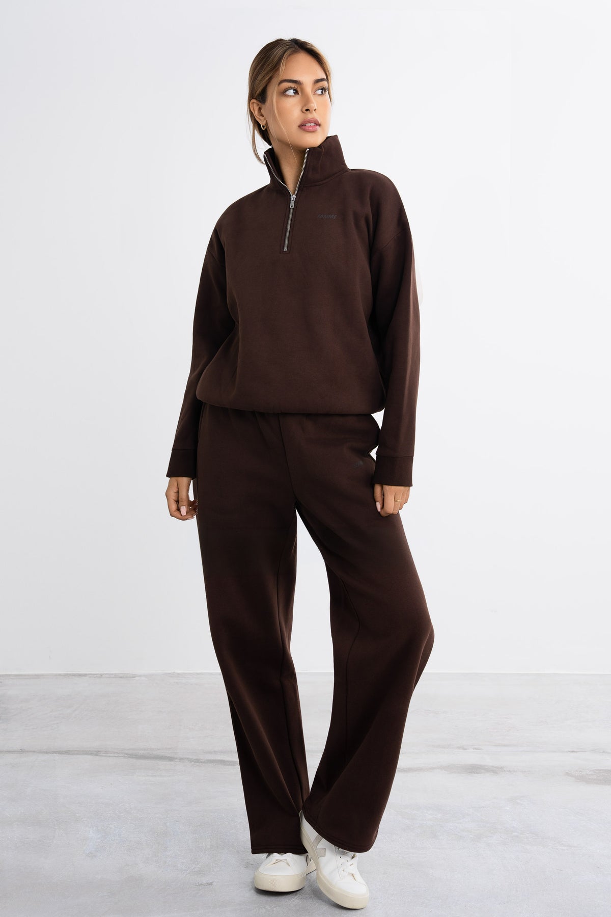 Sweatpants met rechte pijpen