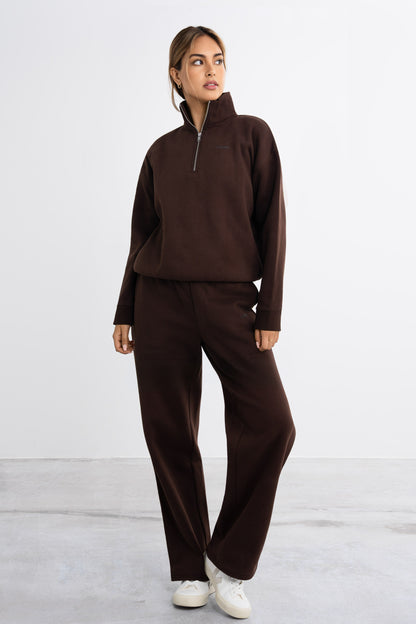 Sweatpants met rechte pijpen