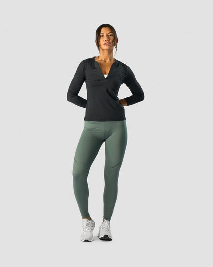 charge pocket tights wmn sea green