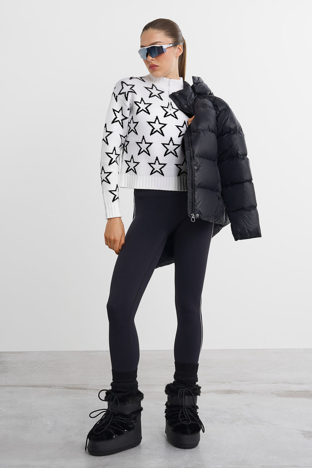 Chunky gebreide sterrentrui
