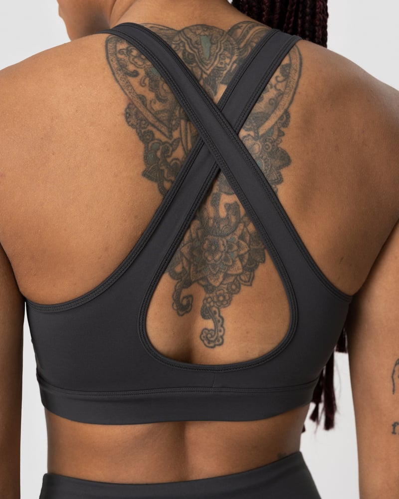 classic sports bra anthracite