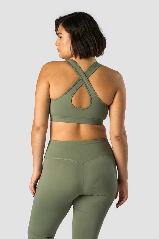 classic sports bra dk dusty green