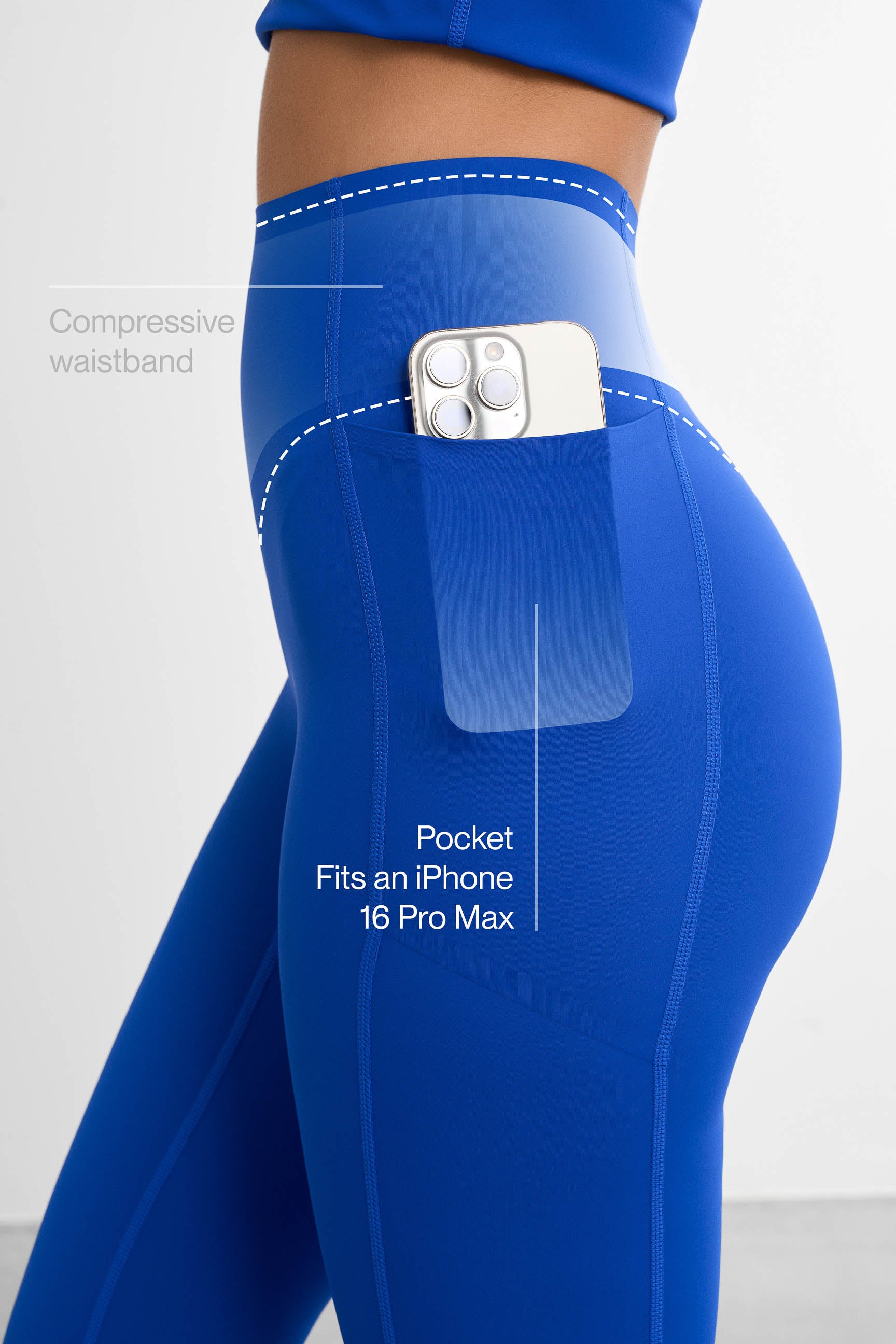 Pocket Compression Leggings - for kvinde - Famme - Leggings