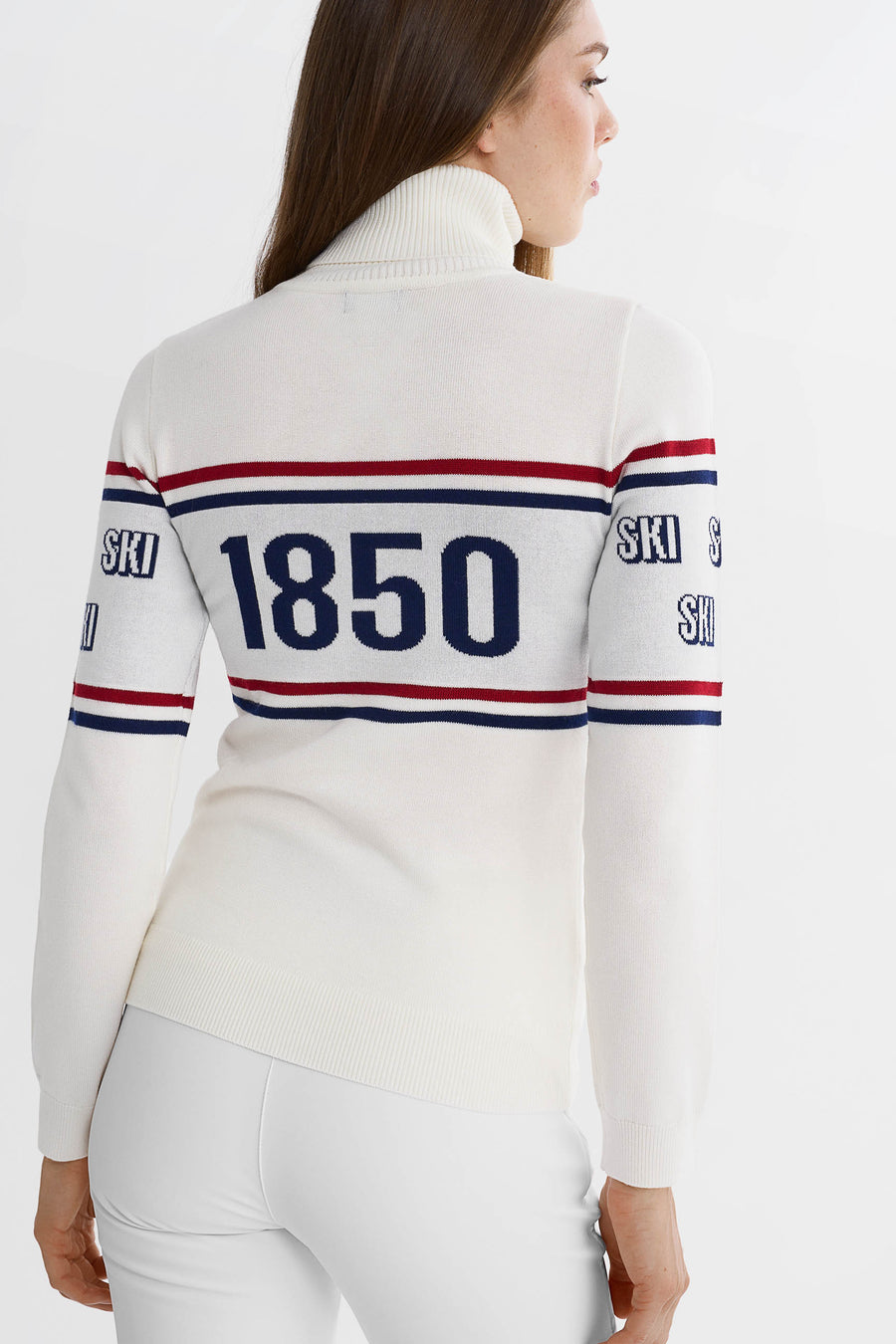 Courchevel Ski Club Sweater · Wit/Blauw/Rood