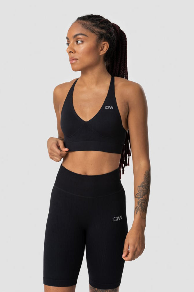 Define Adjustable Sports Bra - Black - for kvinde - ICANIWILL - Sports BH