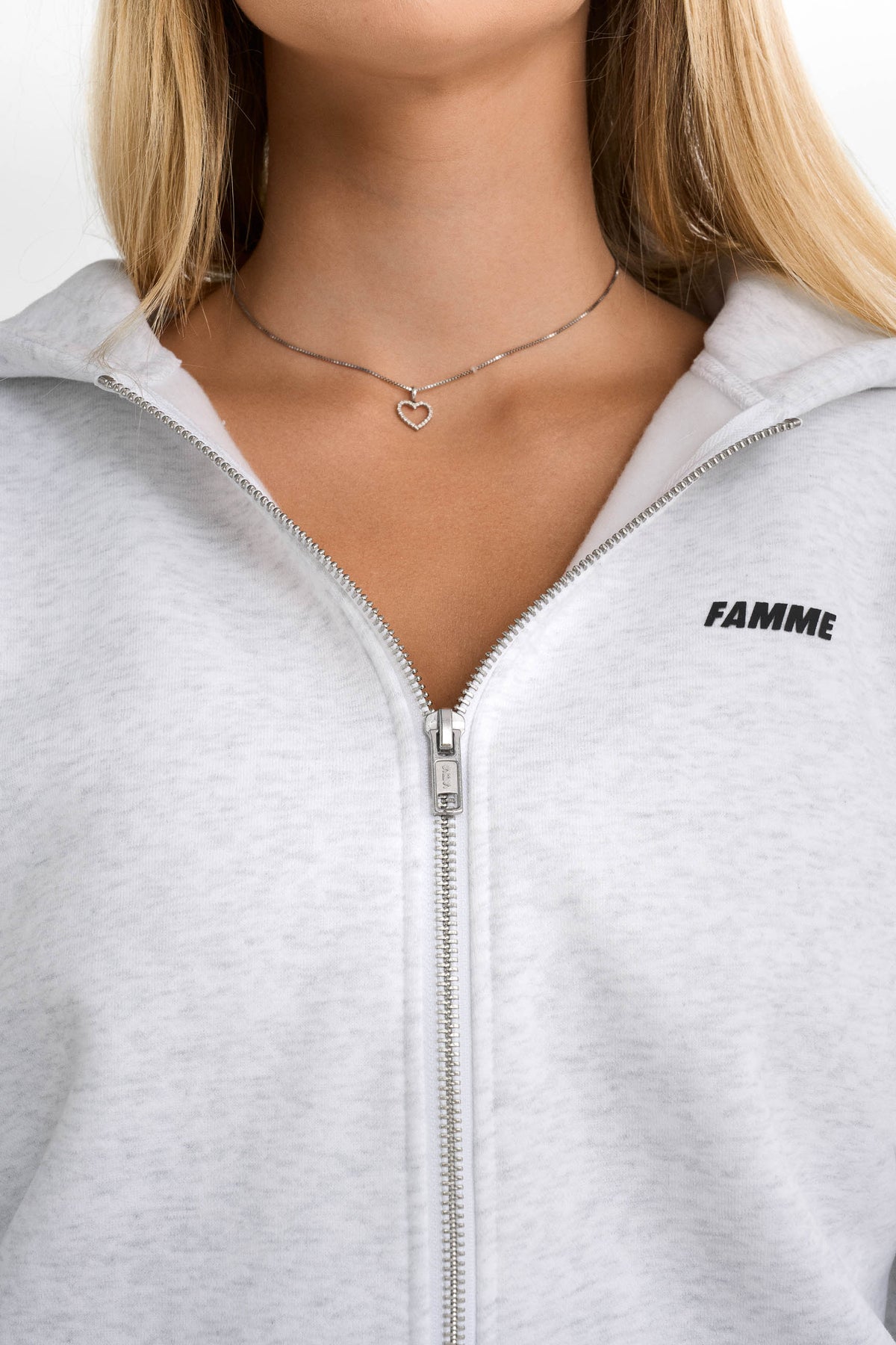 Essentiële zip-hoodie