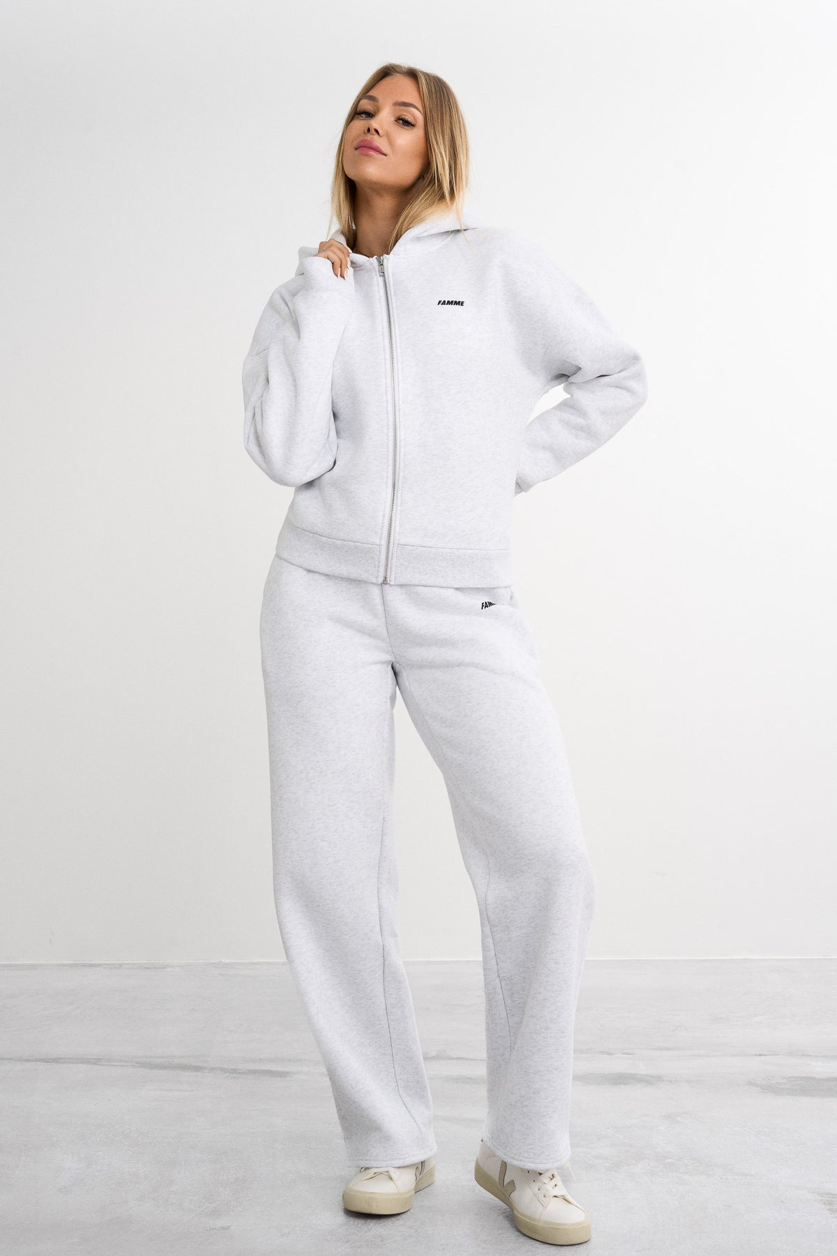 Essentiële zip-hoodie