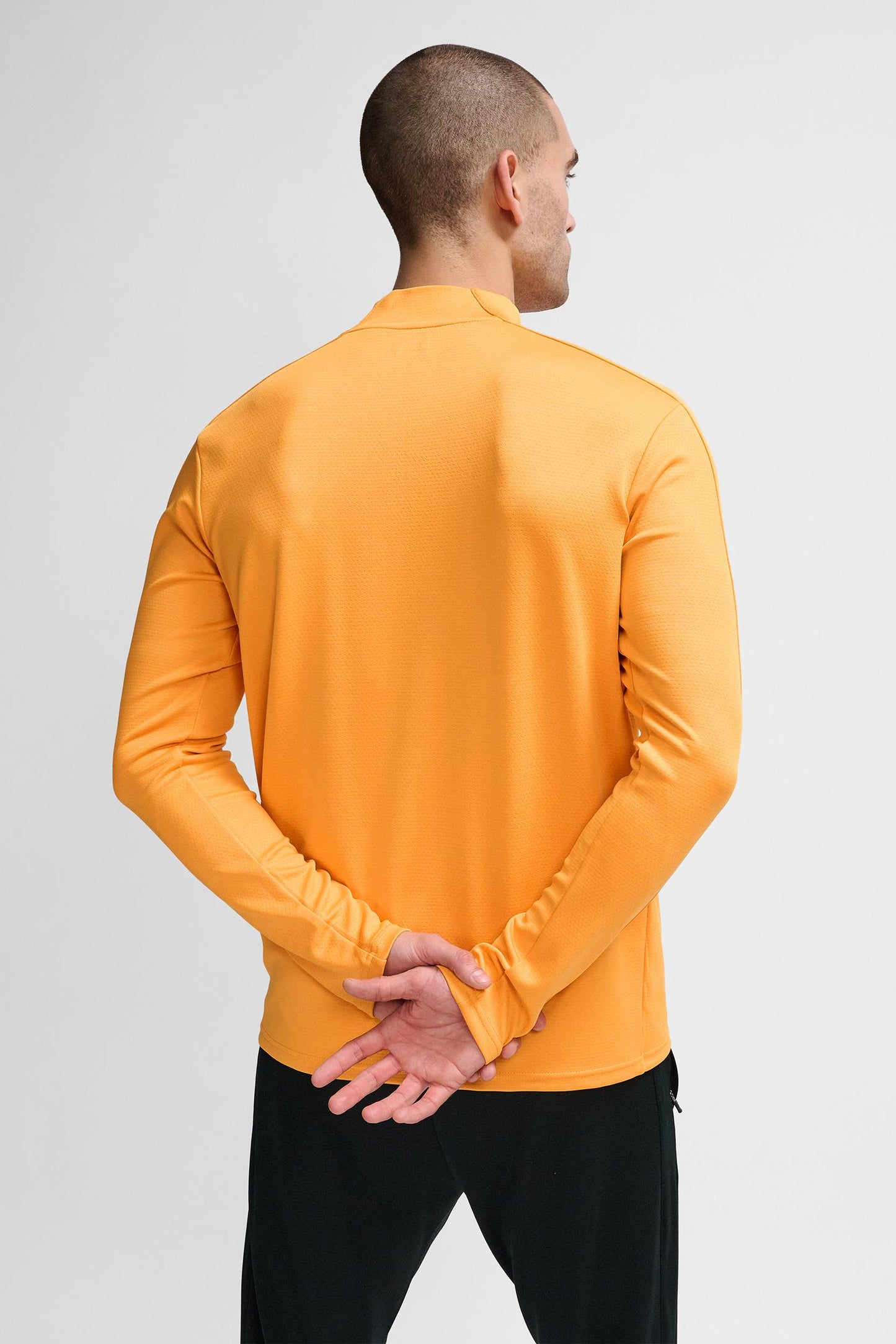 HUMMEL - Hmlactive Pl Half Zip - Blazing Orange