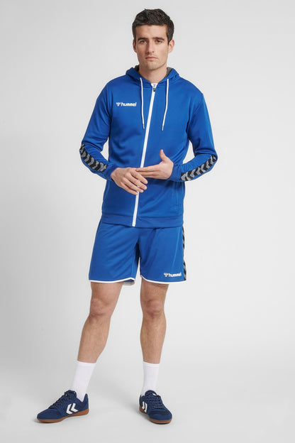 HUMMEL - Hmlauthentic Poly Zip Hoodie - True Blue