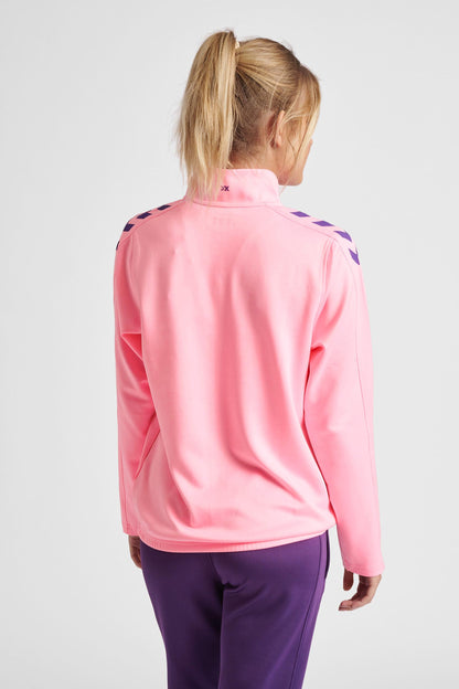 HUMMEL - Hmlcore Xk Half Zip Sweat Woman - Cotton Candy