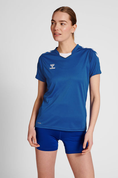 HUMMEL - Hmlcore Xk Poly Jersey S/s Woman - True Blue