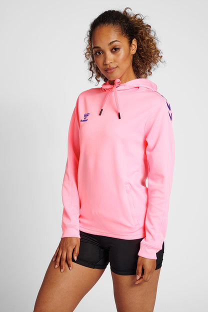 HUMMEL - Hmlcore Xk Poly Sweat Hoodie Woman - Cotton Candy