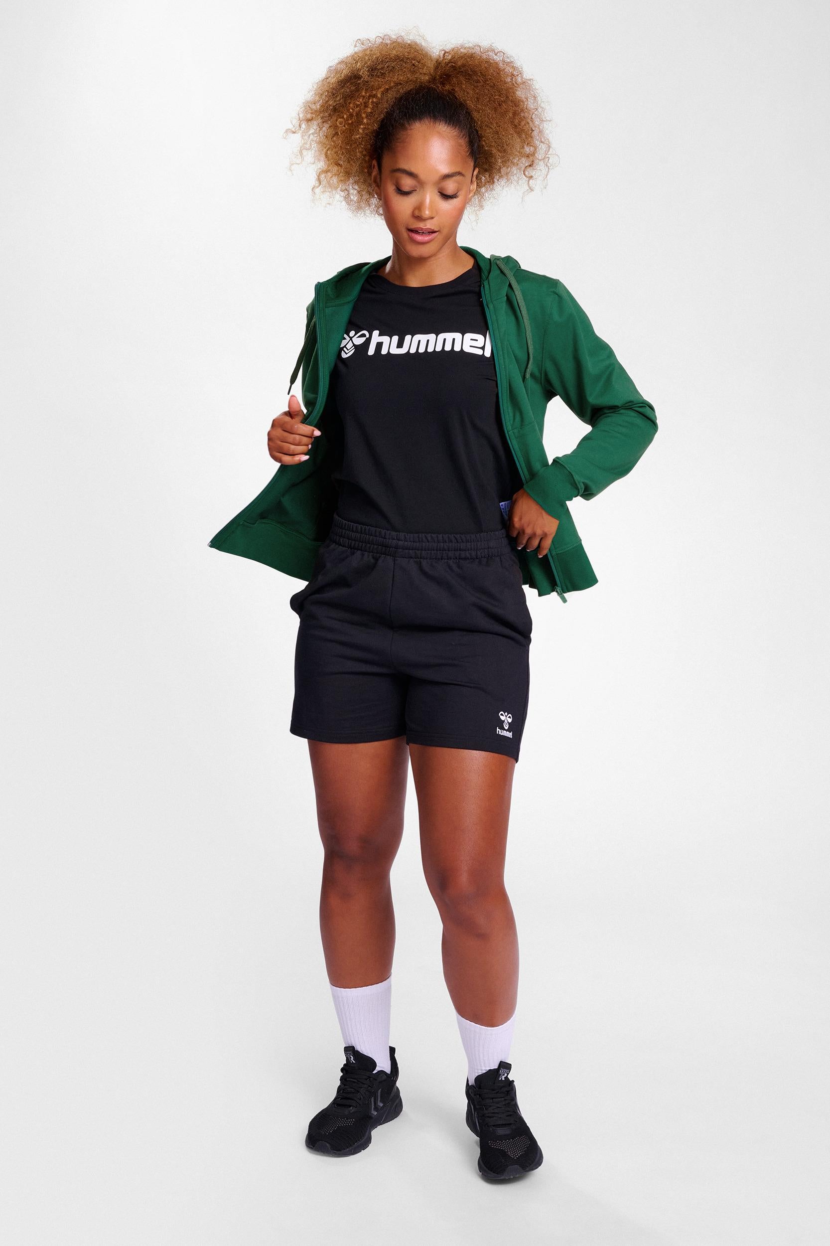 HUMMEL - Hmlgo 2.0 Zip Hoodie Woman - Evergreen