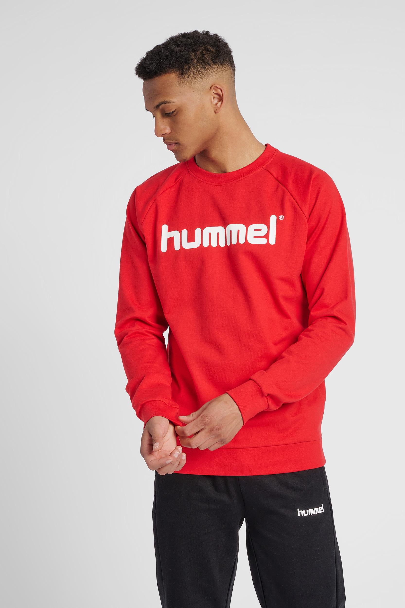 HUMMEL - Hmlgo Cotton Logo Sweatshirt - True Red