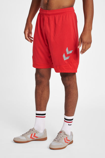 HUMMEL - Hmllead Poly Shorts - True Red