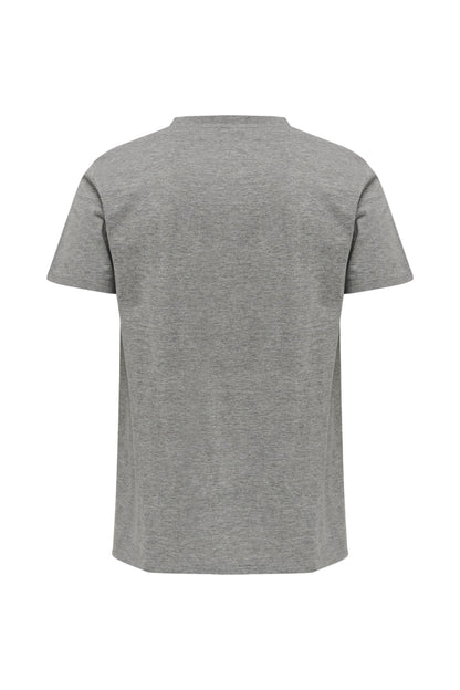 HUMMEL - Hmlmove Grid Cotton T-shirt S/s - Grey Melange