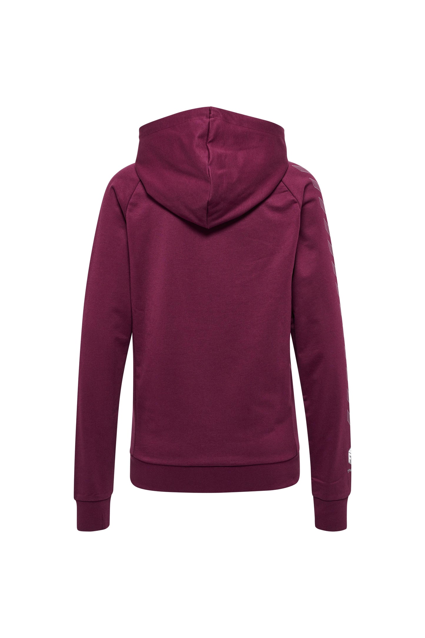 HUMMEL - Hmlmove Grid Cotton Zip Hoodie Woma - Grape Wine