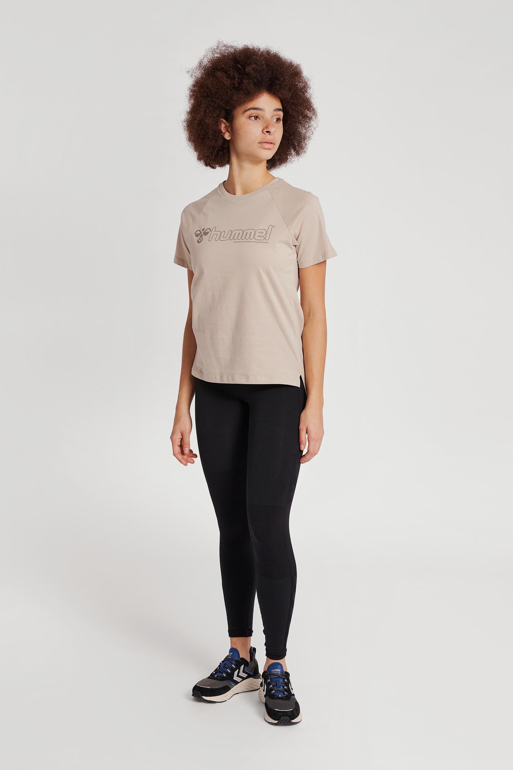 HUMMEL - Hmlnoni 2.0 T-shirt - Chateau Gray