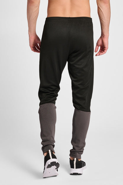 HUMMEL - Hmlongrid Poly Pants - Jet Black/forged Iron