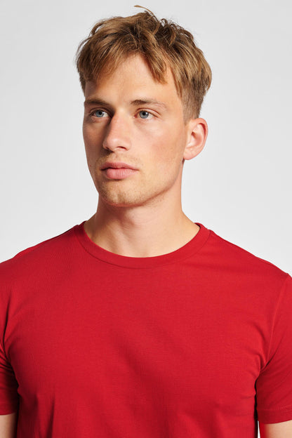 HUMMEL - Hmlred Basic T-shirt S/s - Tango Red