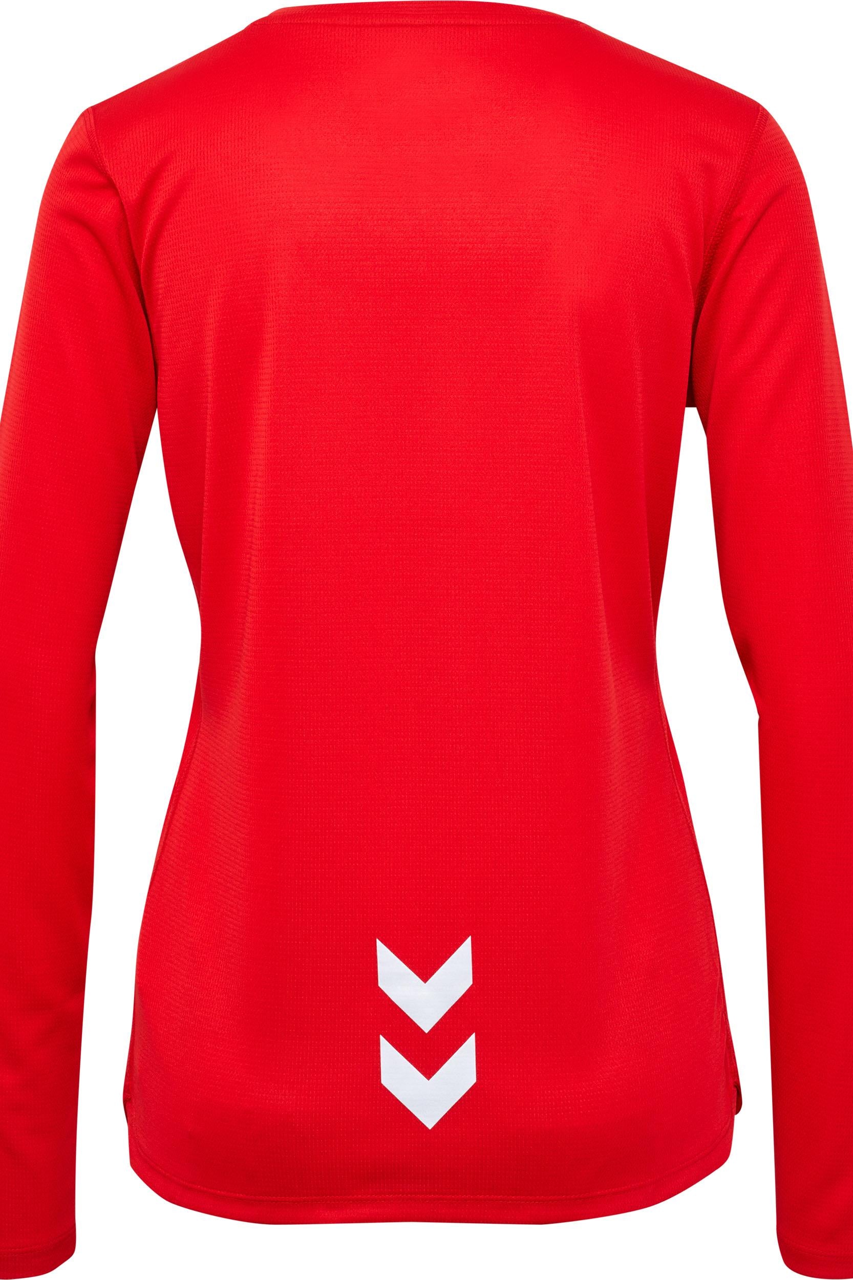 HUMMEL - Hmlrun Jersey L/s Woman - Tango Red