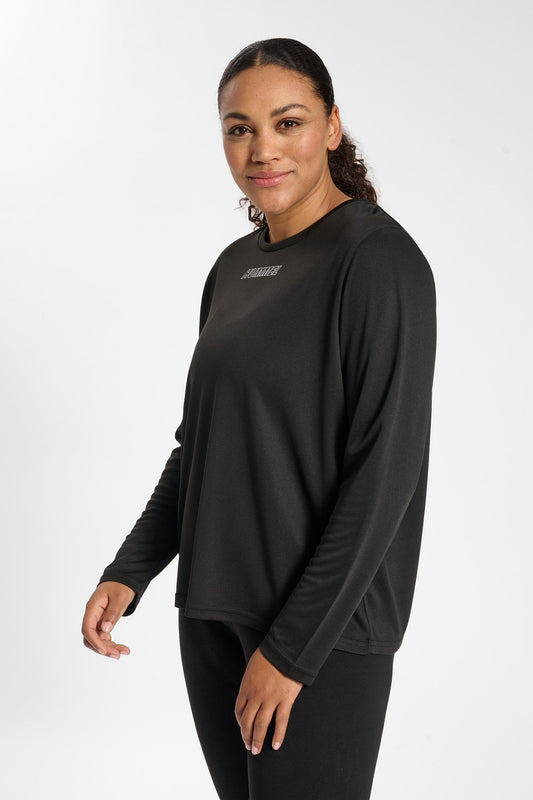 HUMMEL - Hmlte Curvy T-shirt L/s Plus - Black