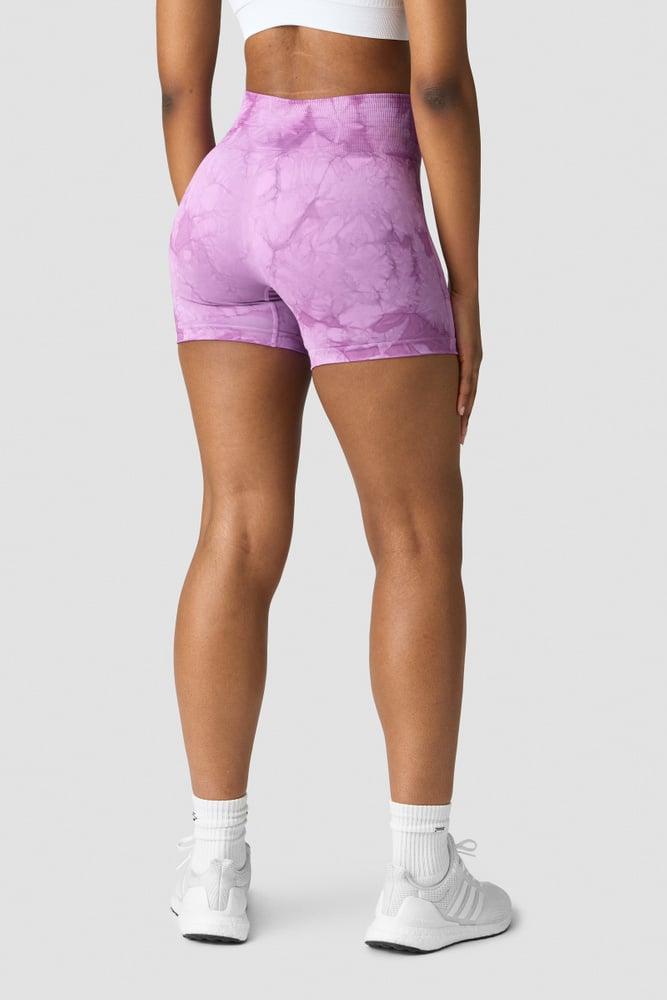 ICANIWILL - Define Seamless Tie Dye Shorts - Lavender