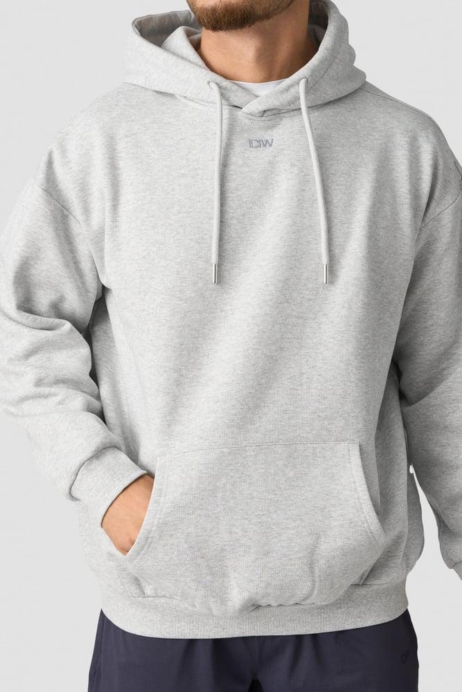 ICANIWILL - Everyday Relaxed Hoodie - Light Grey Melange