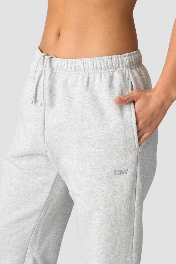 ICANIWILL - Everyday Straight Leg Sweatpants - Light Grey Melange