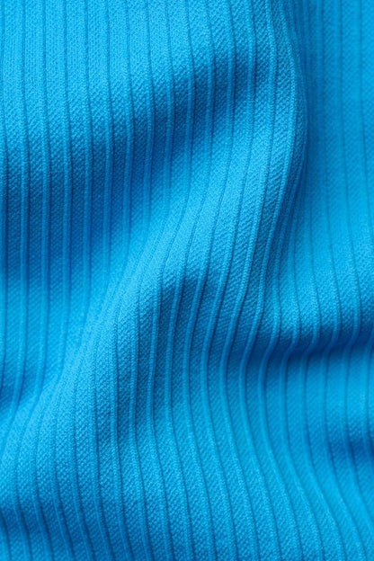 ICANIWILL - Ribbed Define Seamless Tights - Azure Blue