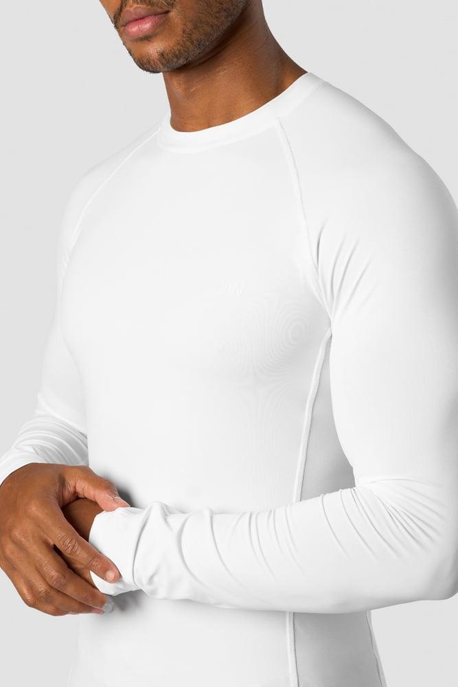 ICANIWILL - Stride Muscle Fit Long Sleeve - White