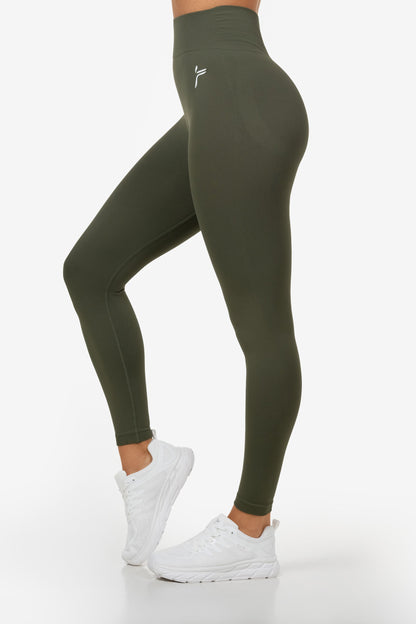 Lunge Tights - Green - for kvinde - FAMME - Tights