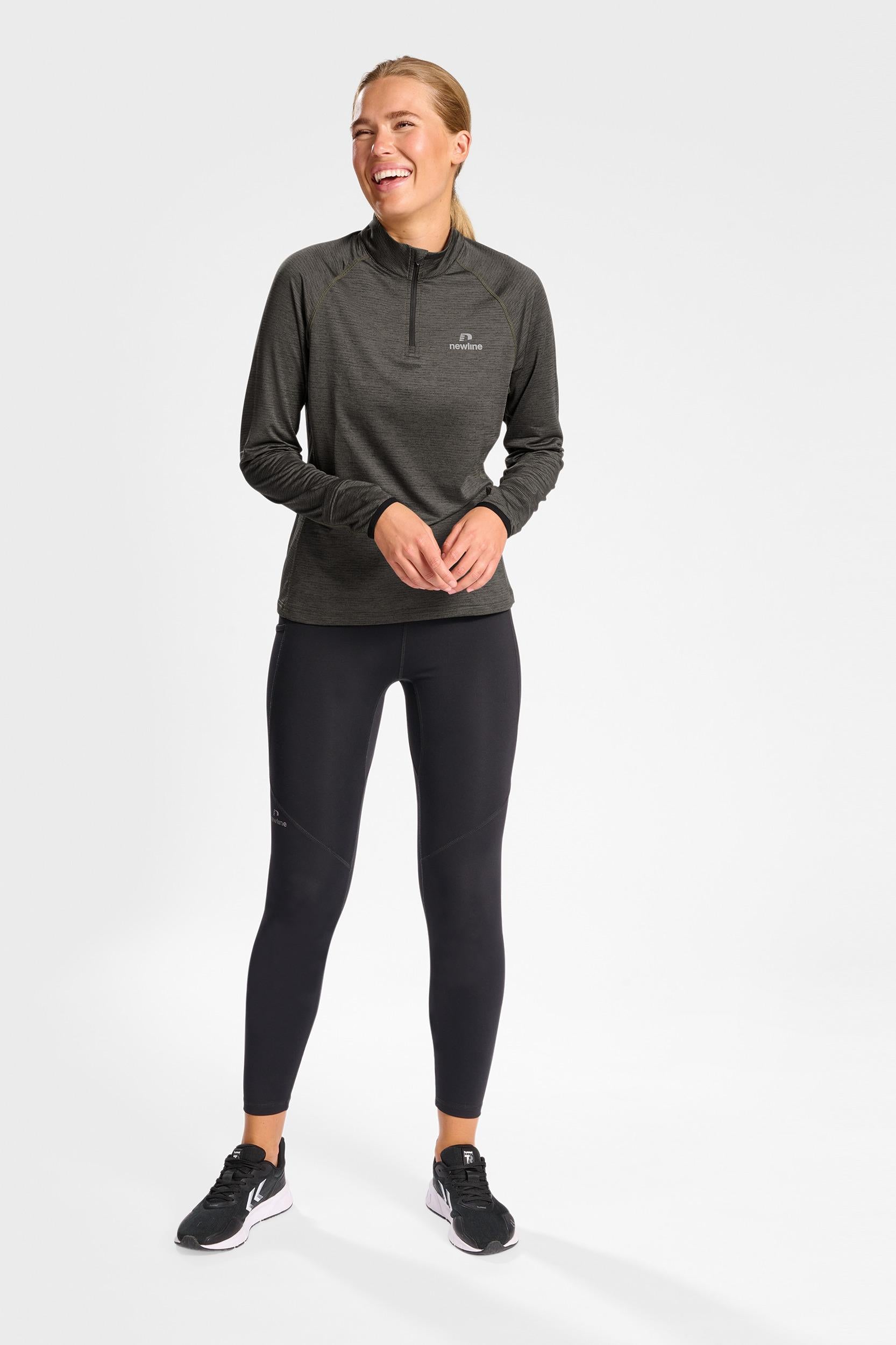 NEWLINE - Nwlpace Half Zip Woman - Beluga Melange