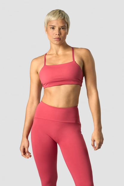 nimble adjustable sports bra berry