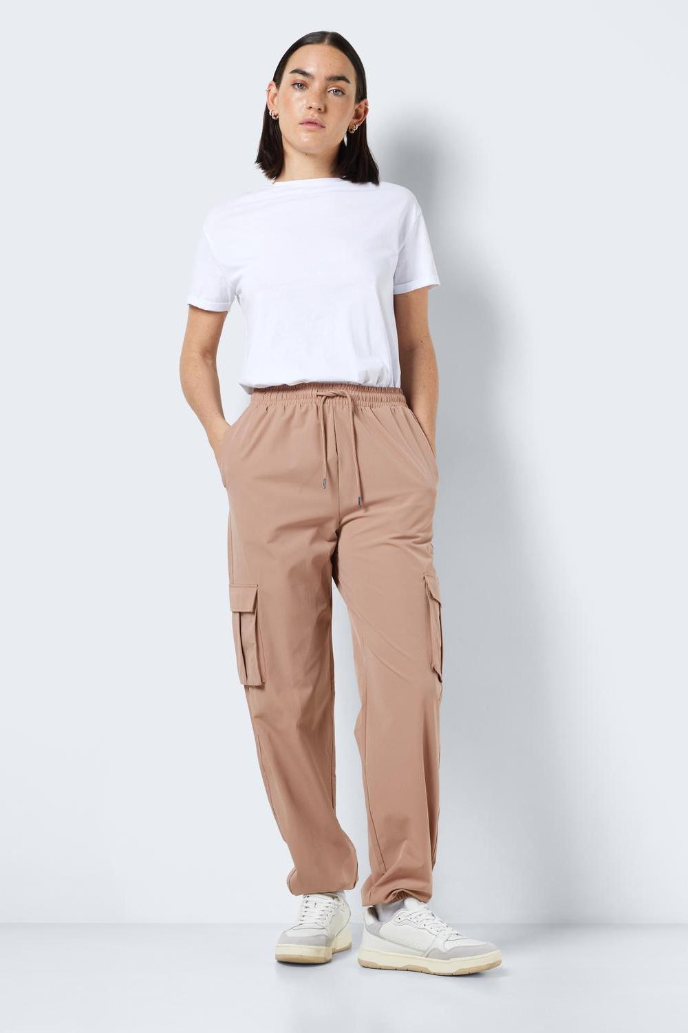 NOISY MAY - Kirby Hw Cargo Pants Wvn - Brown