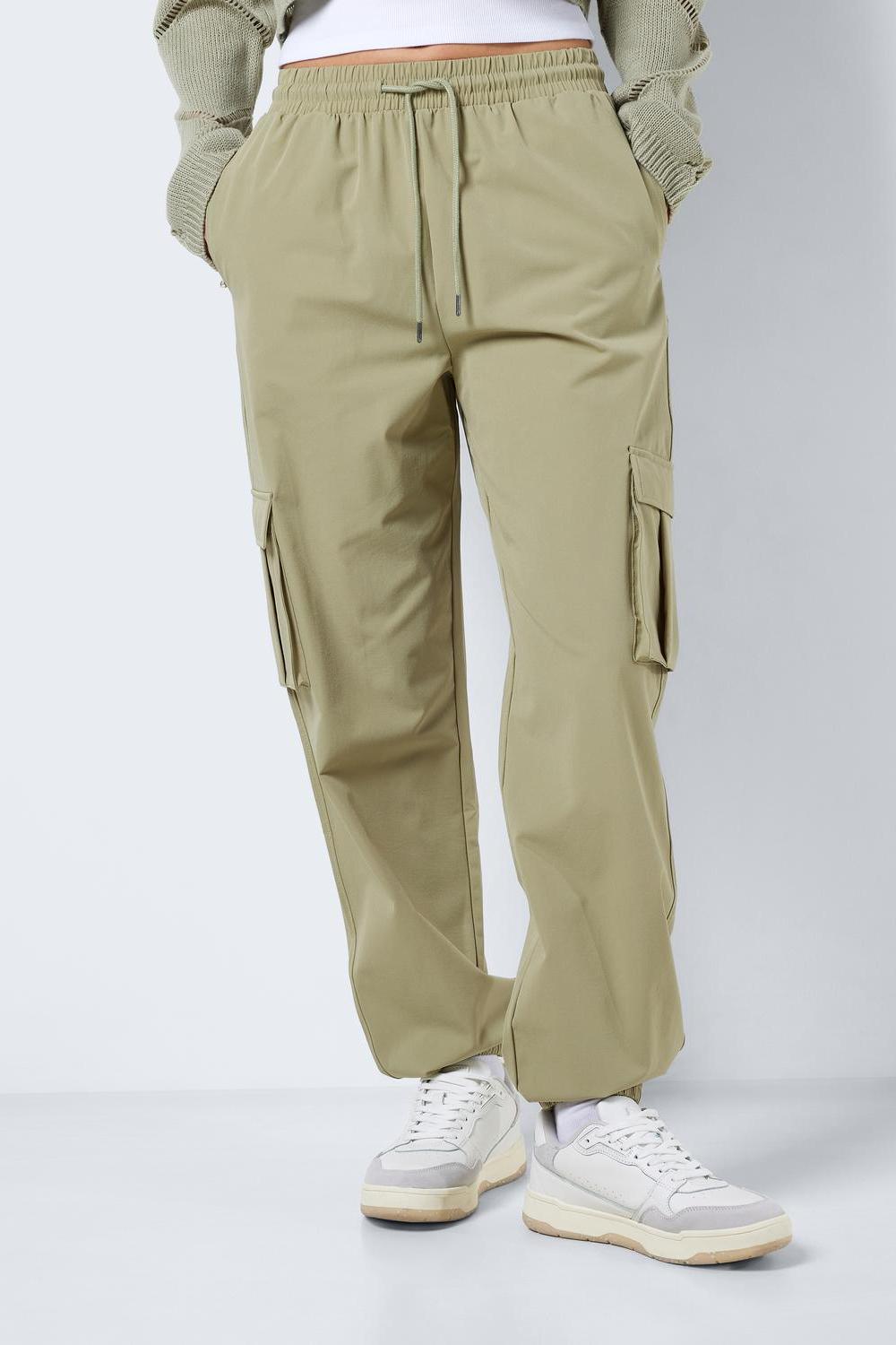 NOISY MAY - Kirby Hw Cargo Pants Wvn - Green