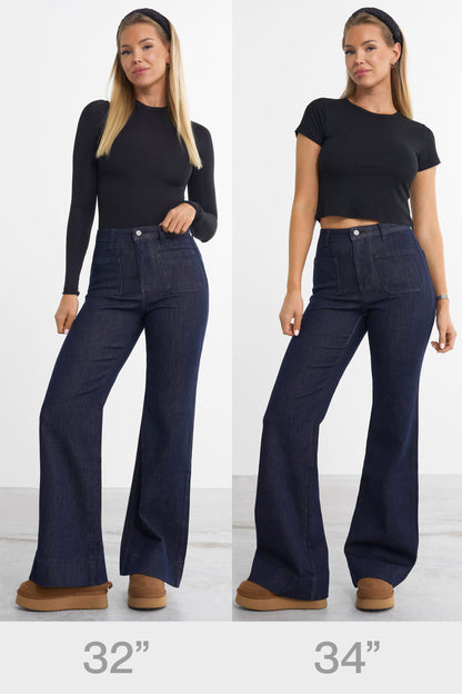 Retro flared jeans