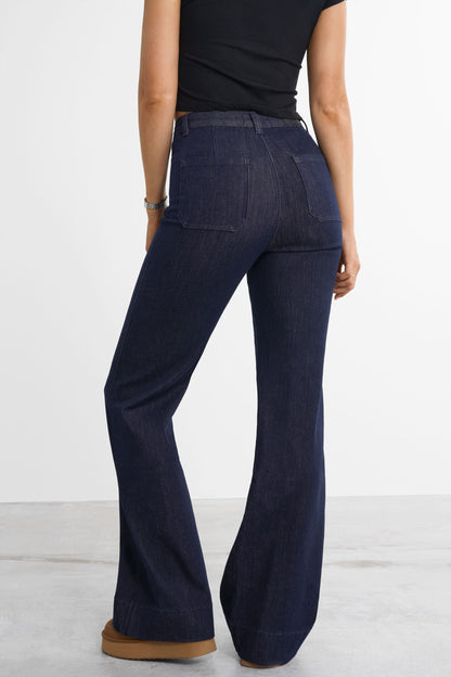 Retro flared jeans