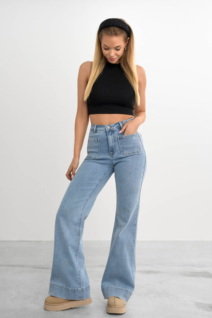 Retro flared jeans