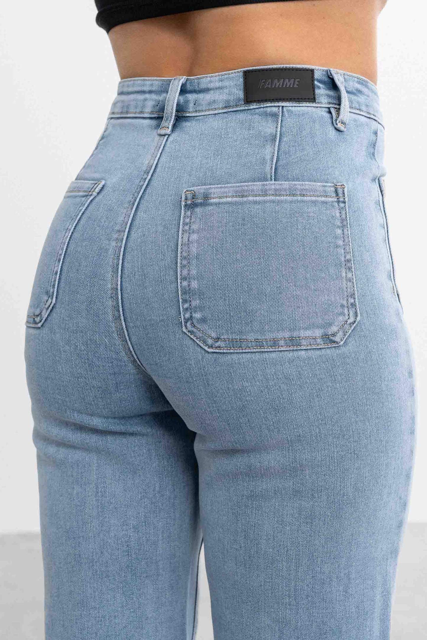Retro flared jeans