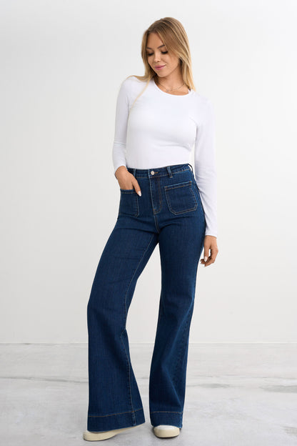 Retro flared jeans