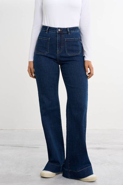Retro flared jeans