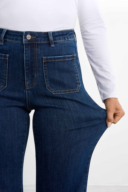 Retro flared jeans