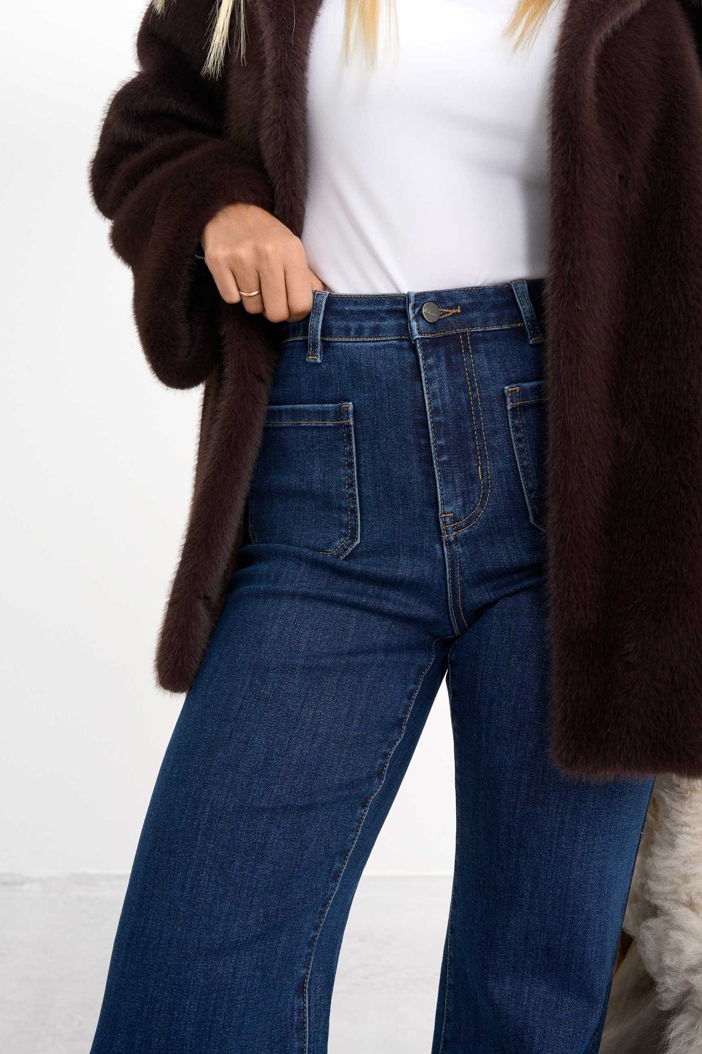 Retro flared jeans