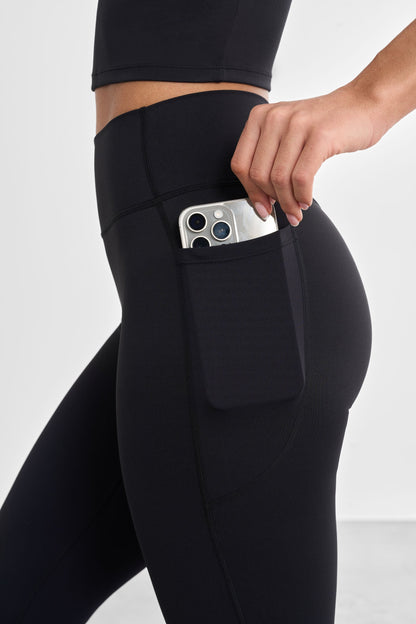 Flared Legging met Kenmerkende Zakken