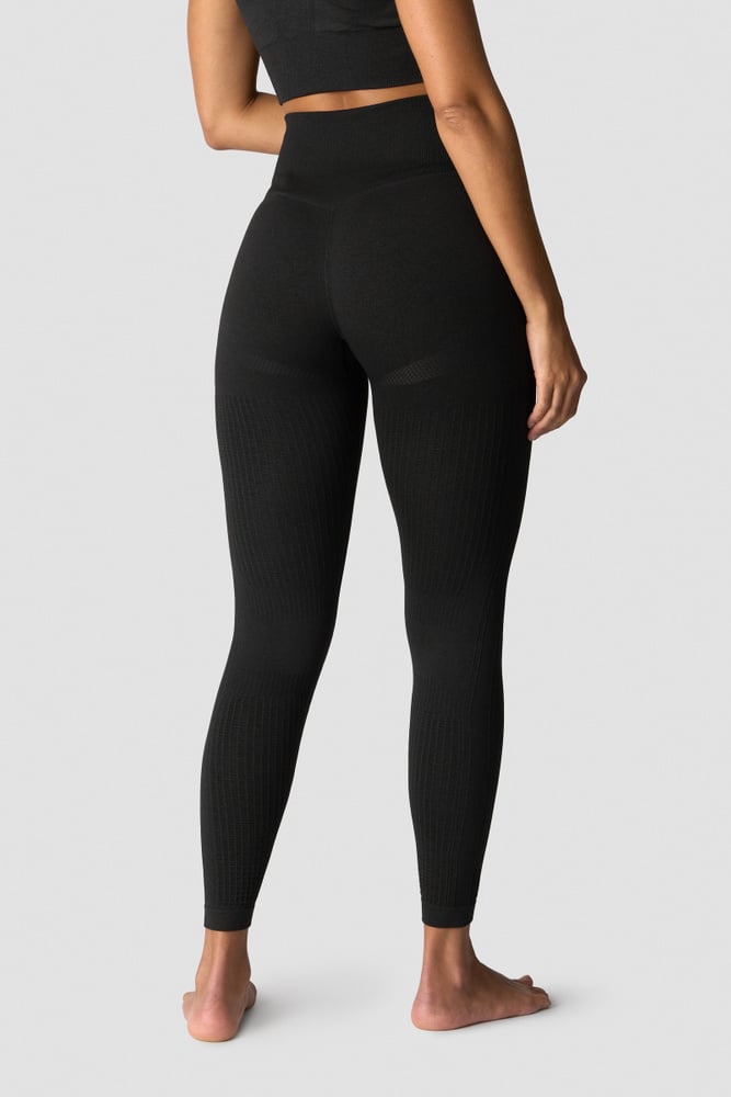 soft seamless tights wmn black