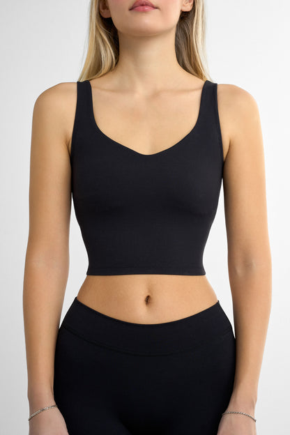 Softy Crop Top - for kvinde - FAMME - Sports Bra