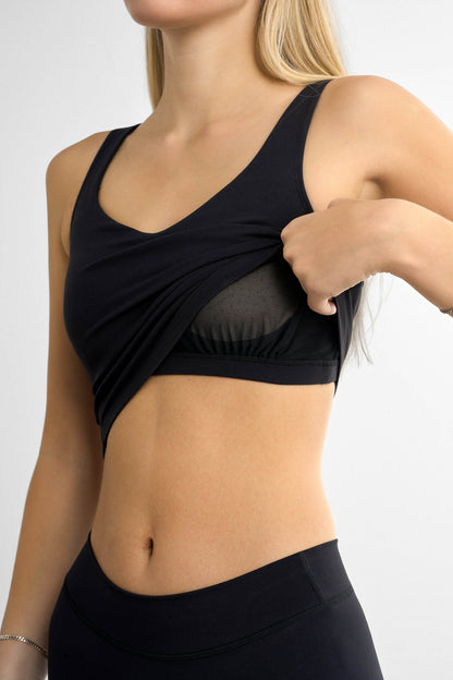 Softy Crop Top - for kvinde - FAMME - Sports Bra